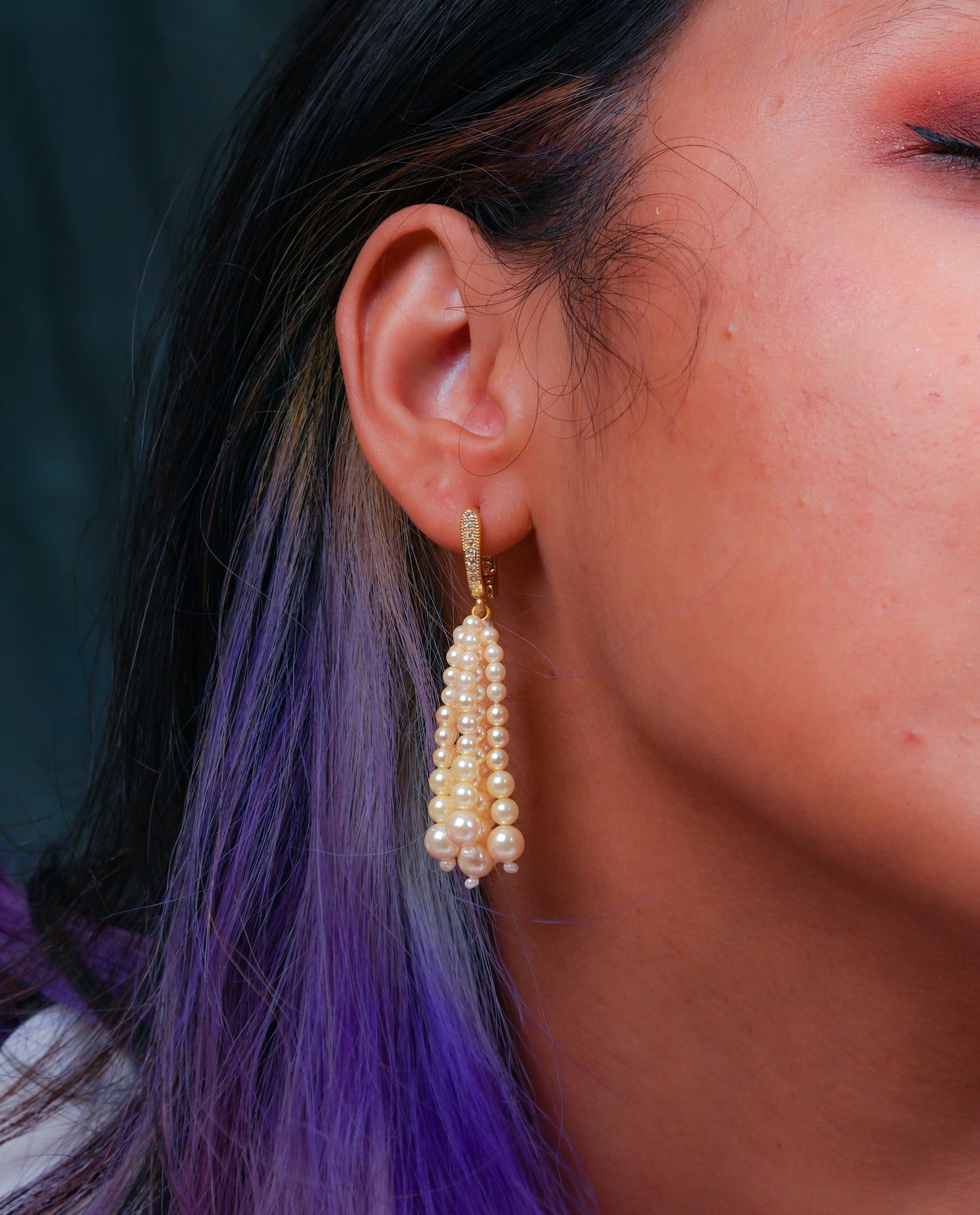 Pearl Tassel Earrings