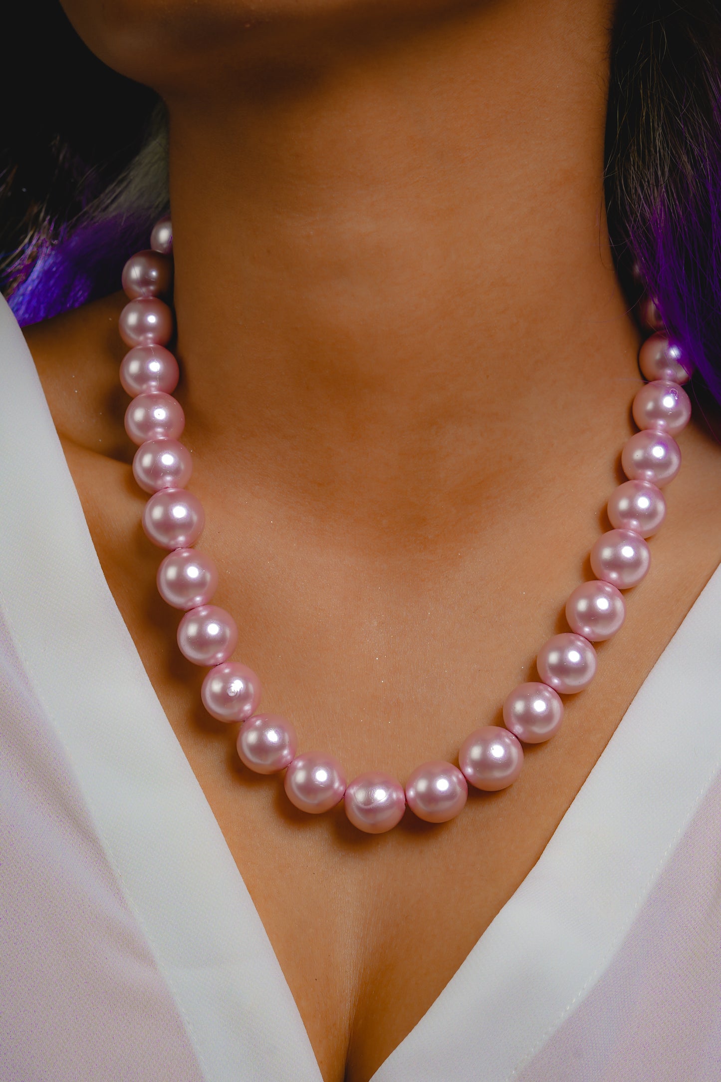 Sophia Pearls Necklace (14 mm)