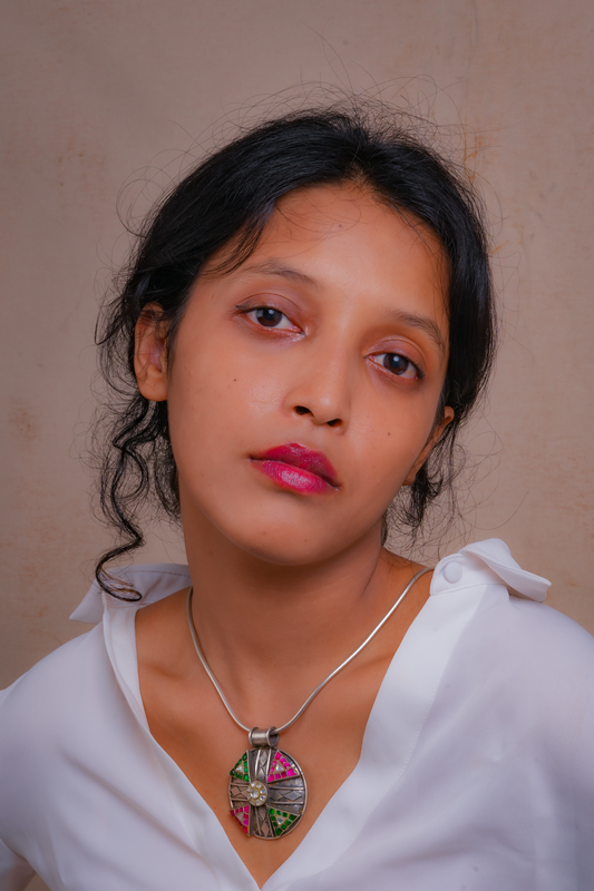 Rani Silver Kundan Pendant