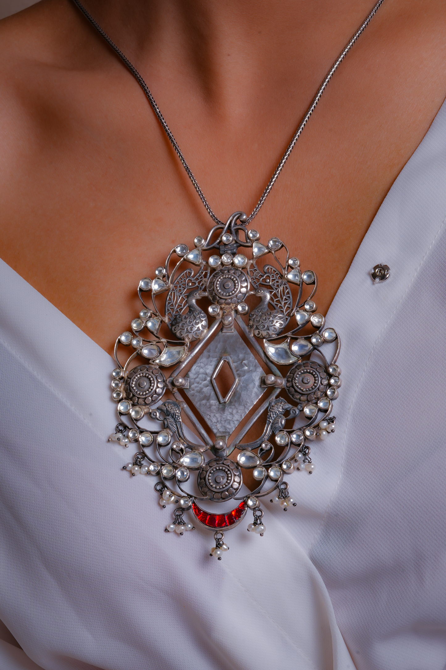 Banjara Silver Pendant