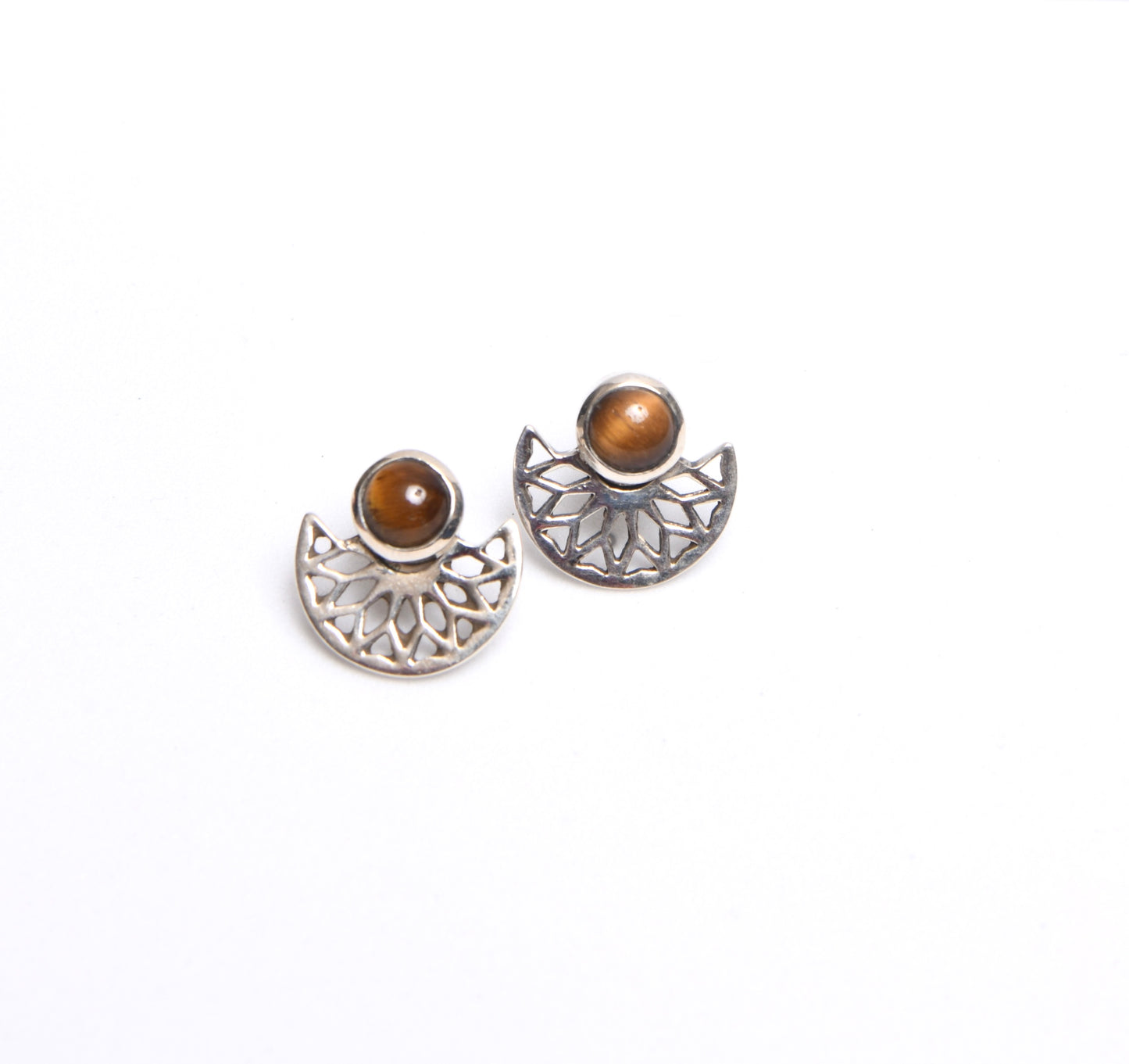 Moon Sunstone Earrings