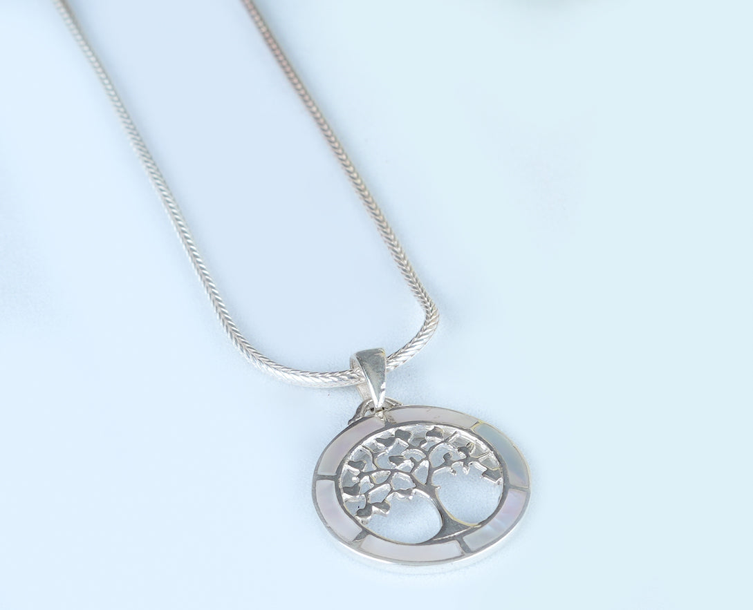 Tree of Life Mother of Pearl Pendant