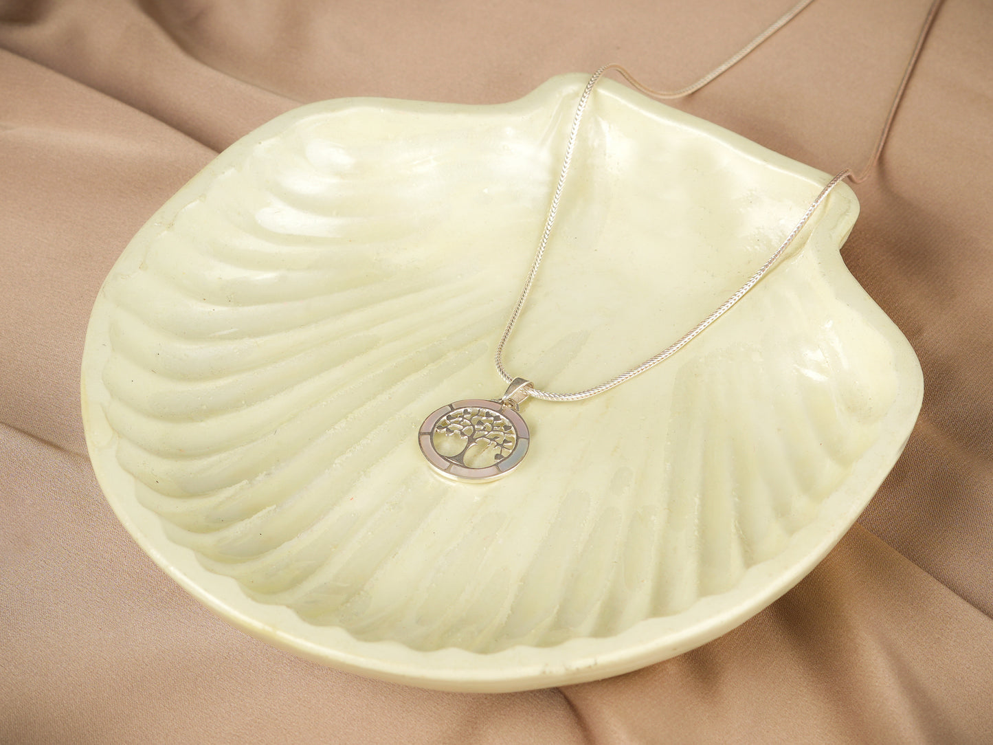 Tree of Life Mother of Pearl Pendant