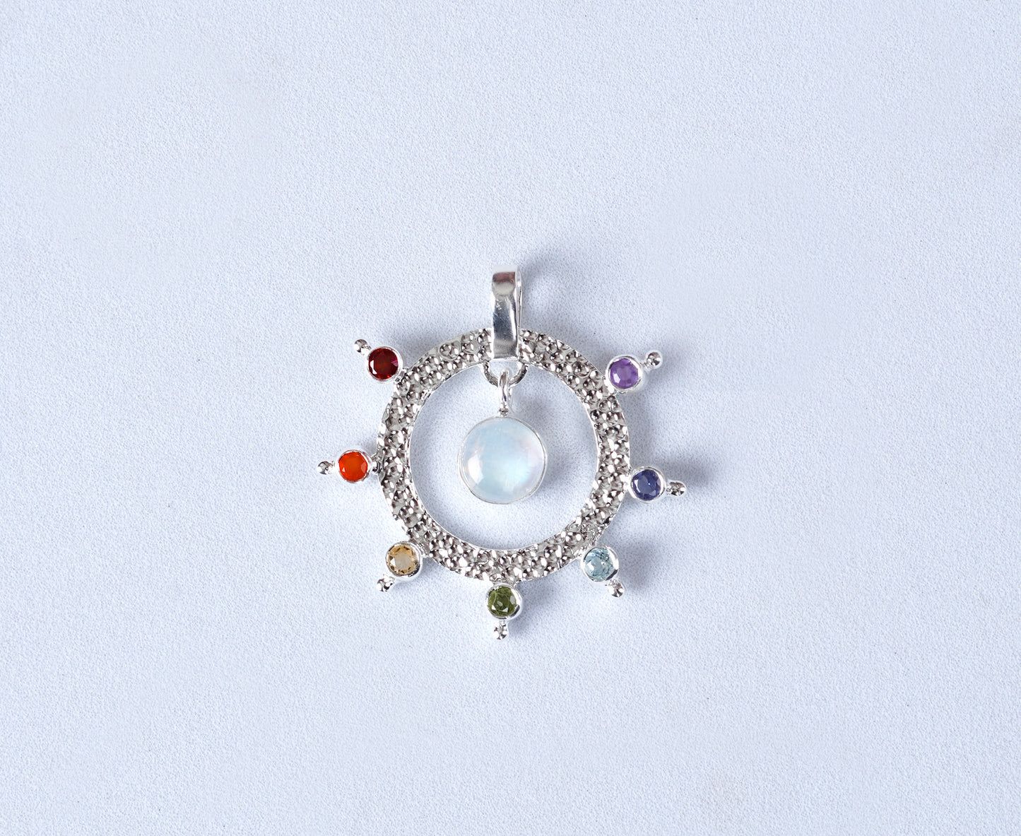 'Song Of Stones' Silver Pendant