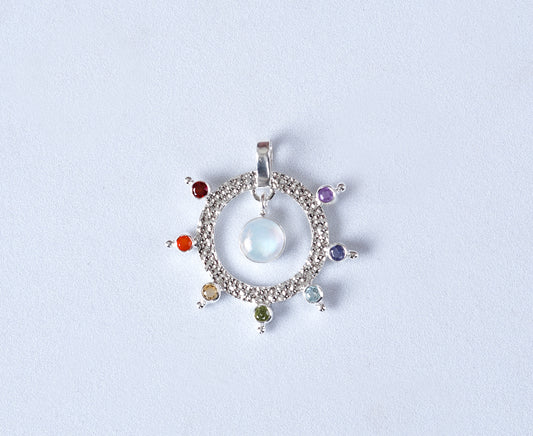 'Song Of Stones' Silver Pendant