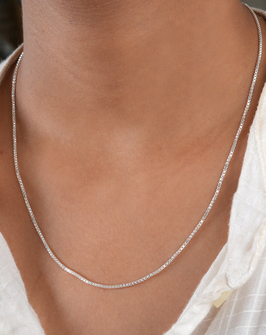 Everyday Silver Box Chain