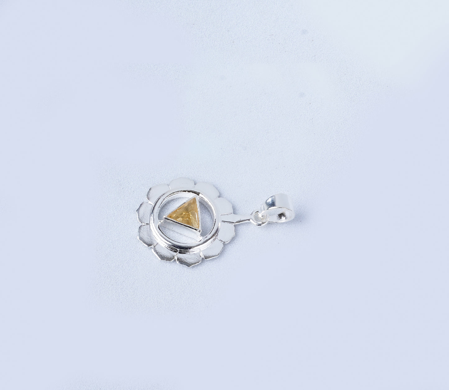 Healing Manipura (Sacral) Chakra Pendant With Citrine