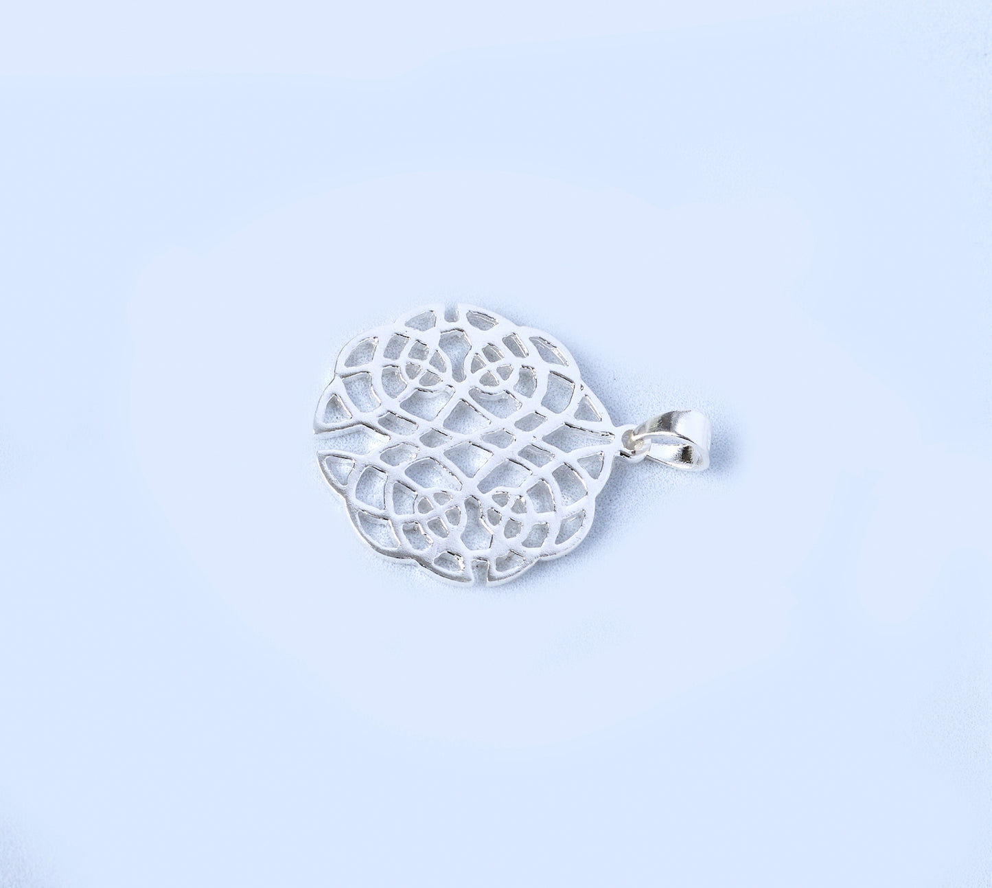 Celtic Sacred Geometry Silver Pendant