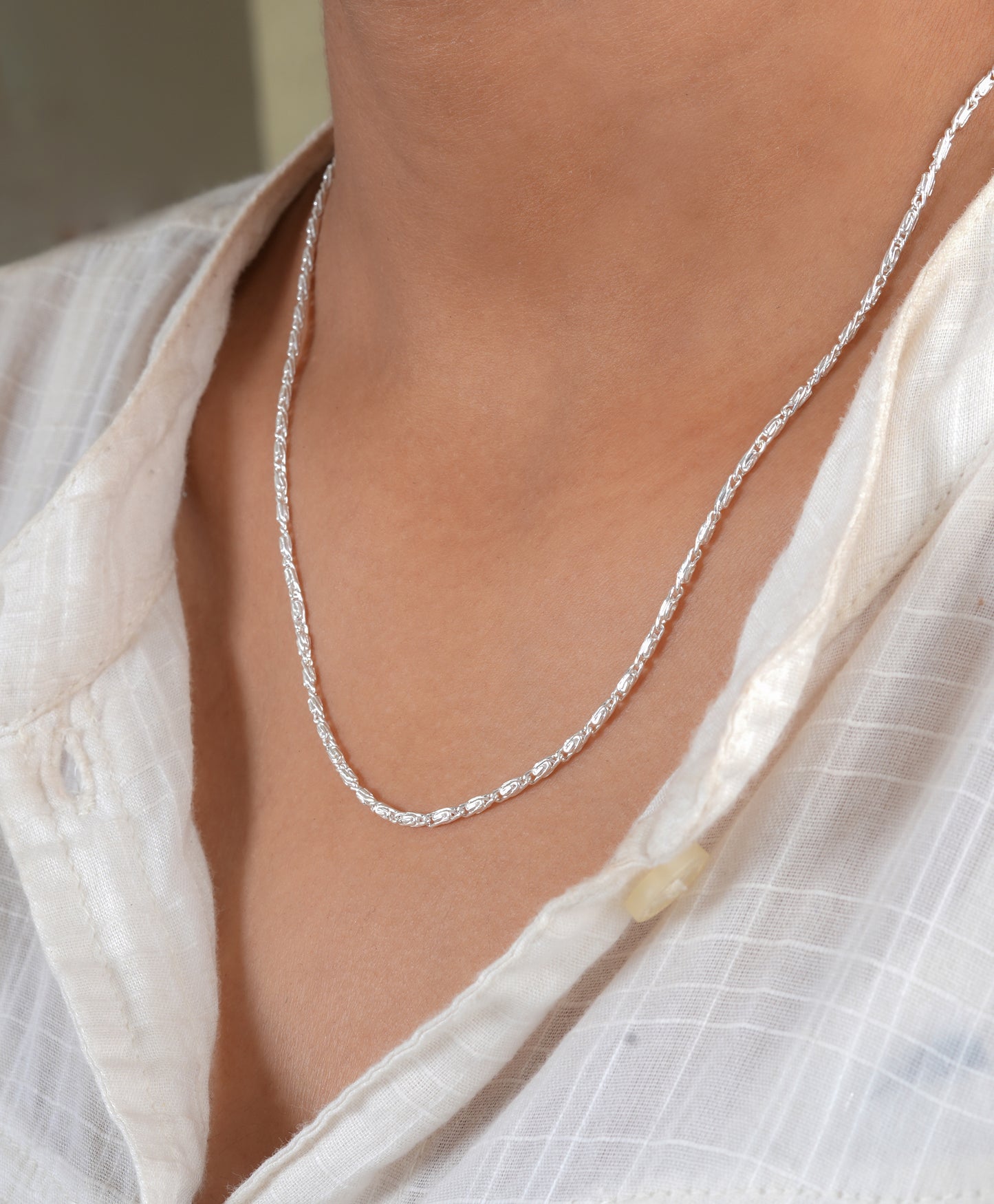 Everyday Compact Silver Chain