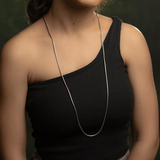 Silver Snake Chain (37 Inches)