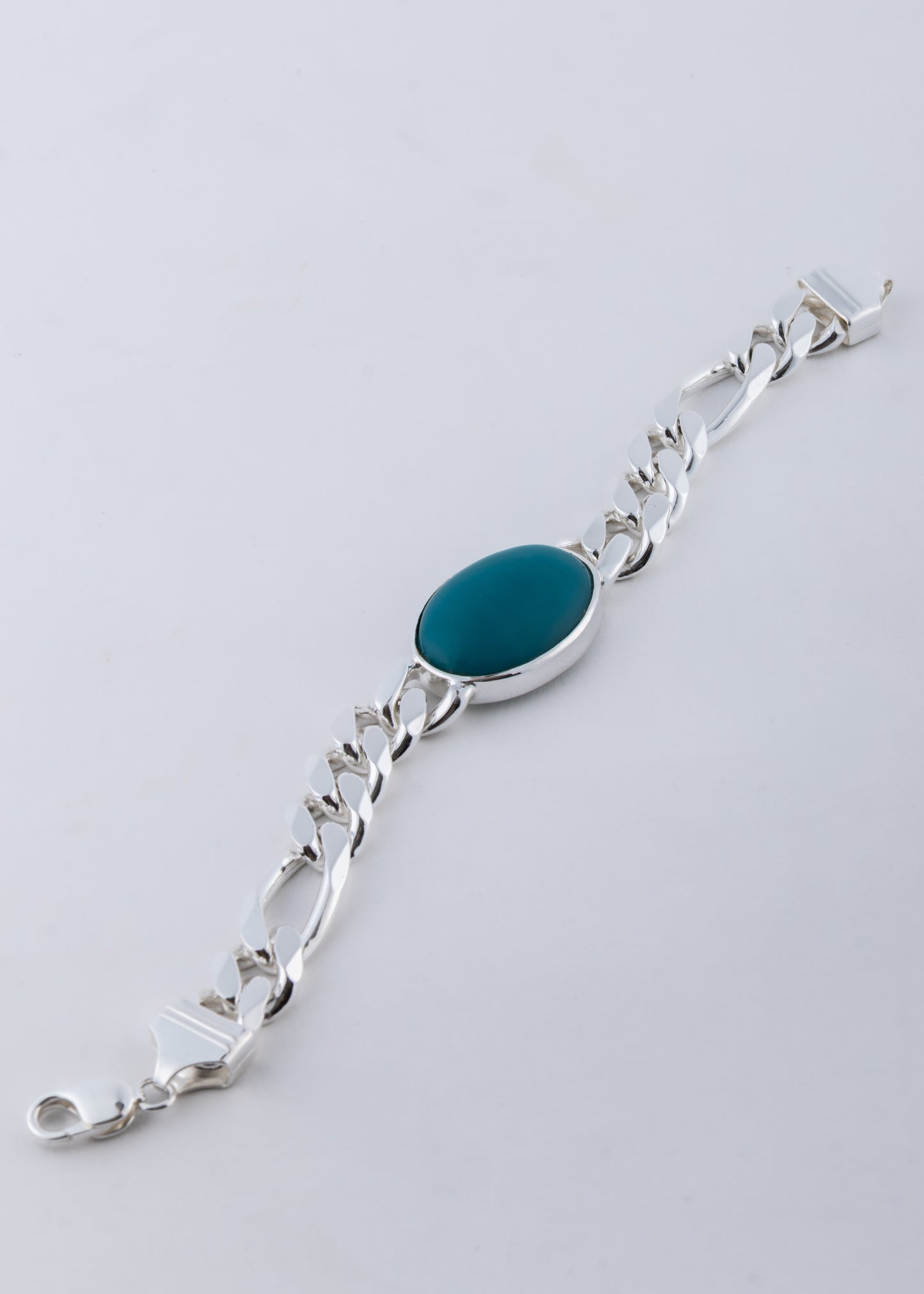 The Khan Silver Turquoise Bracelet