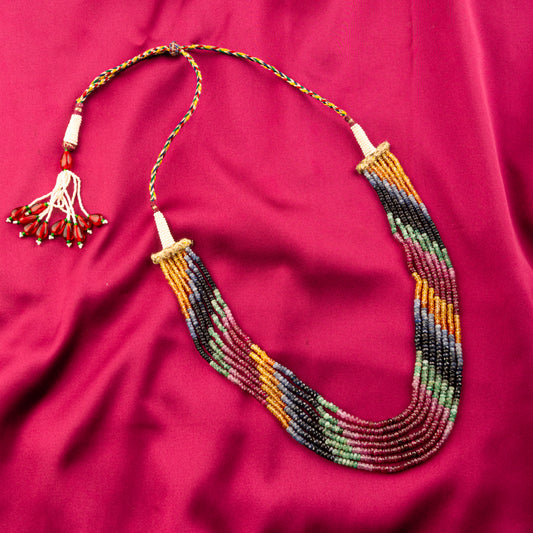 Multi Coloured Natural Gemstone Necklace