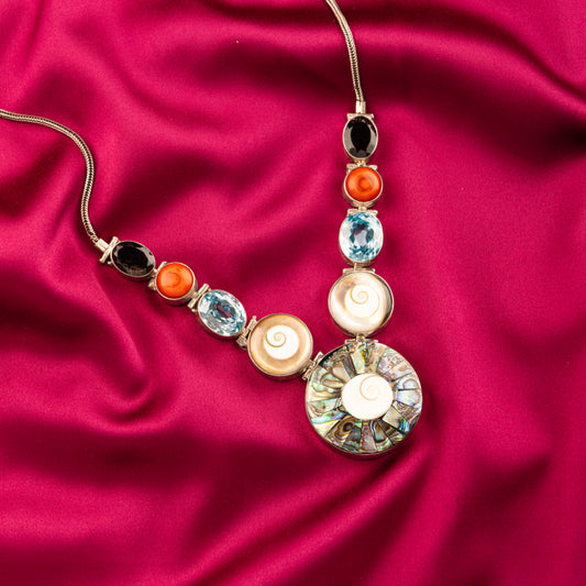 Sea Princess Silver Necklace