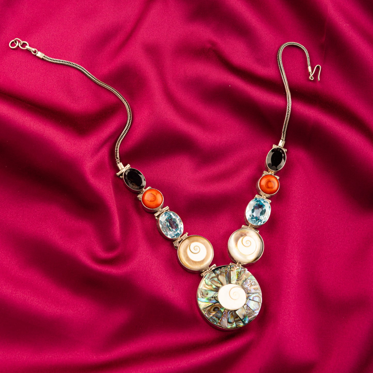 Sea Princess Silver Necklace