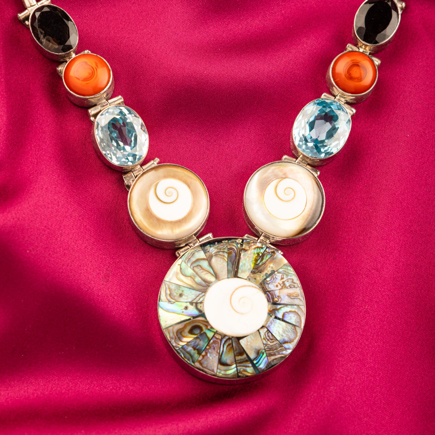Sea Princess Silver Necklace