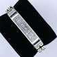 Tibetan Mantra Silver Bracelet