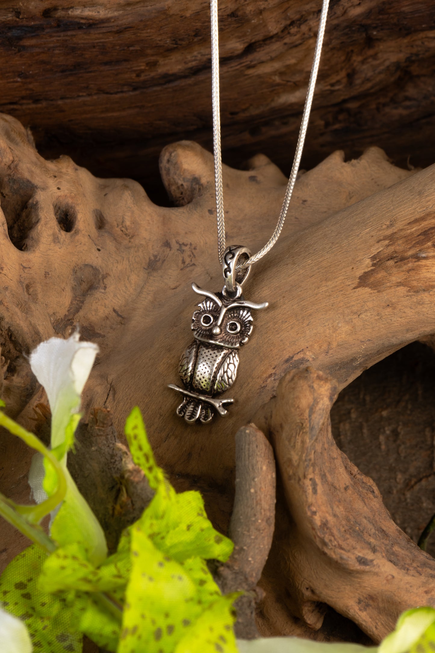 The Wisdom Owl Silver Pendant