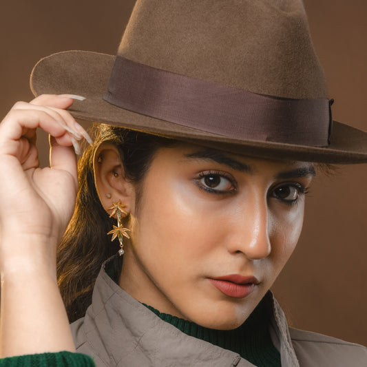 Corbett Canabis EarJackets Cum Earrings