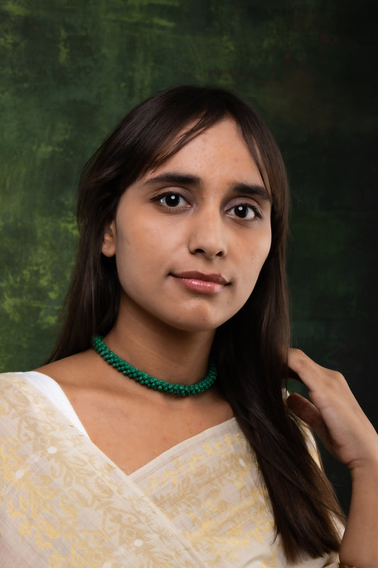 Malachite Beads Choker