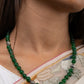 Single String Green Necklace