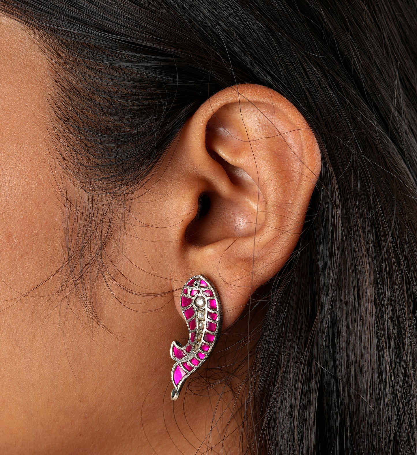 Matsya Silver Studs