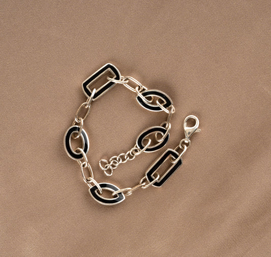 Multilink Silver Bracelet