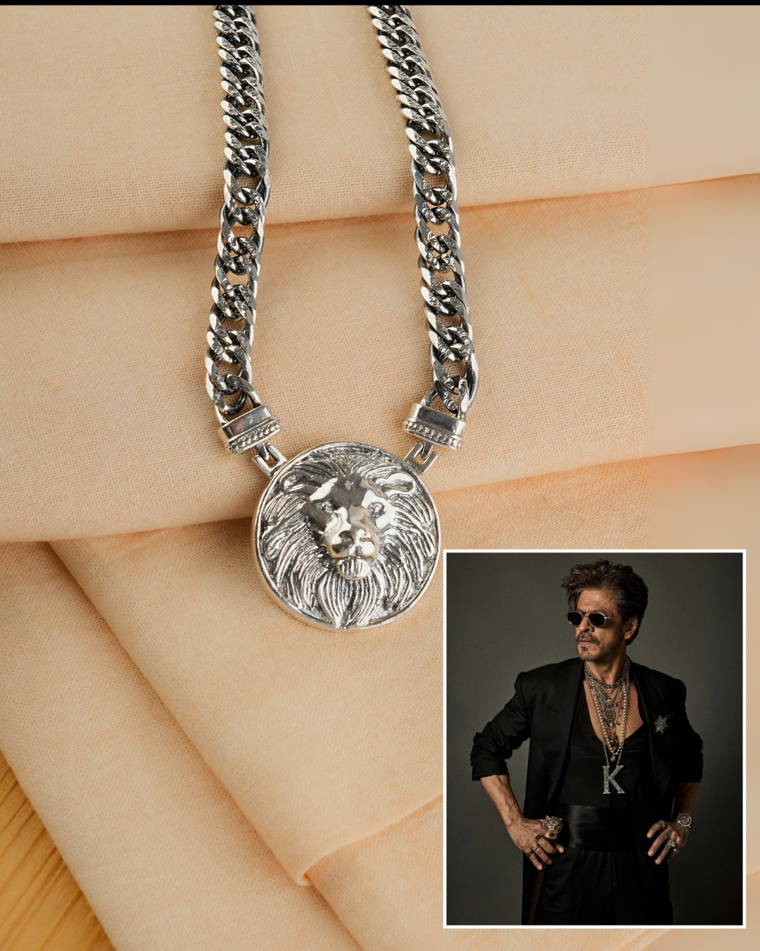 Mighty Tiger Peandant With Chain