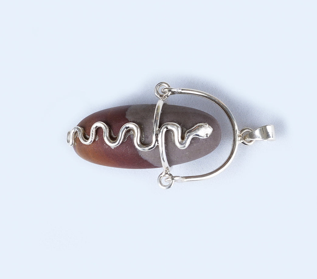 Shiva Lingam Silver Pendant