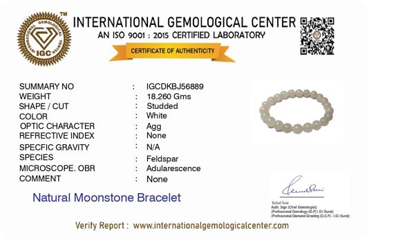Moonstone Bracelet For Positive Energy And Balance