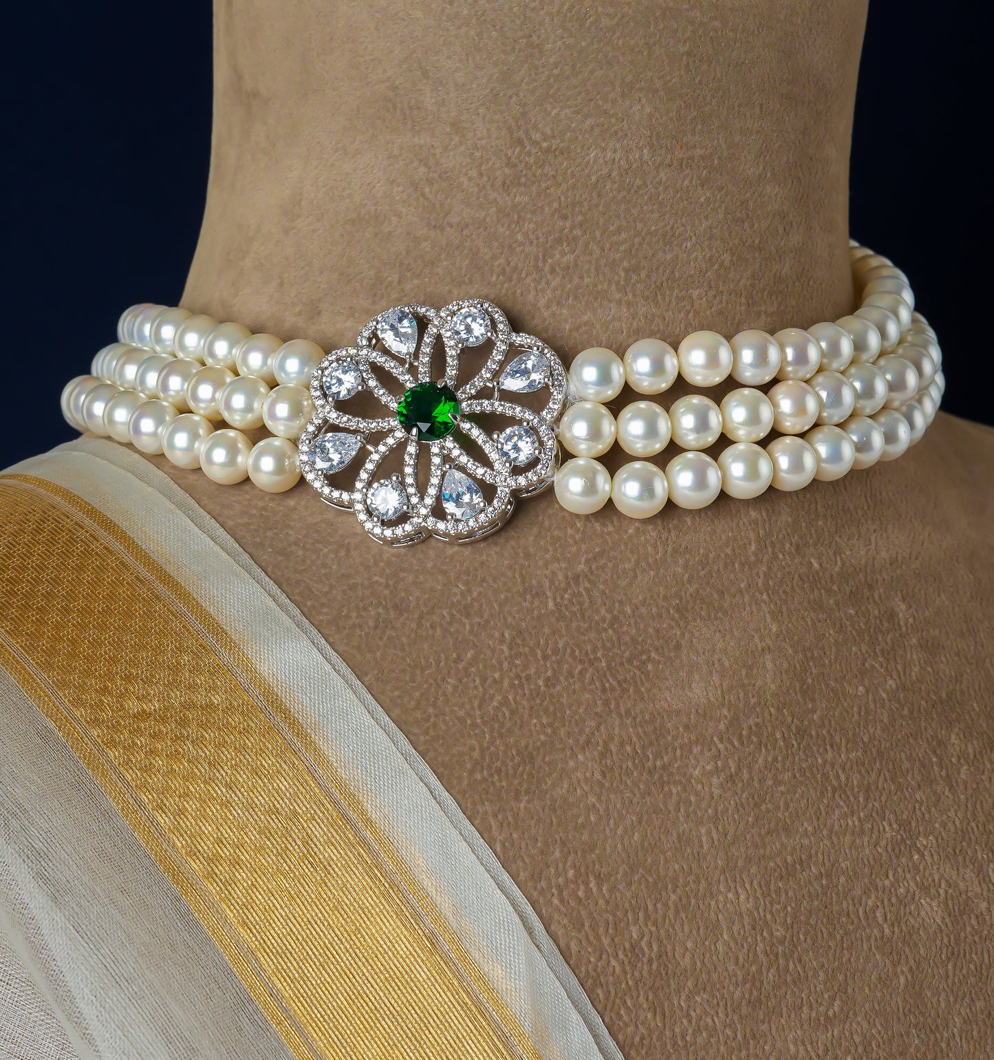 Pearl Brilliance Choker