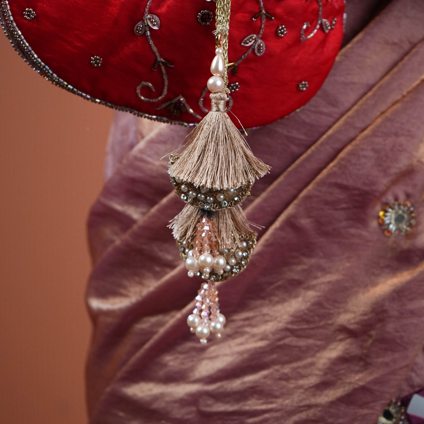 Rangrez Red Hand Embroidered Limited Edition Potli