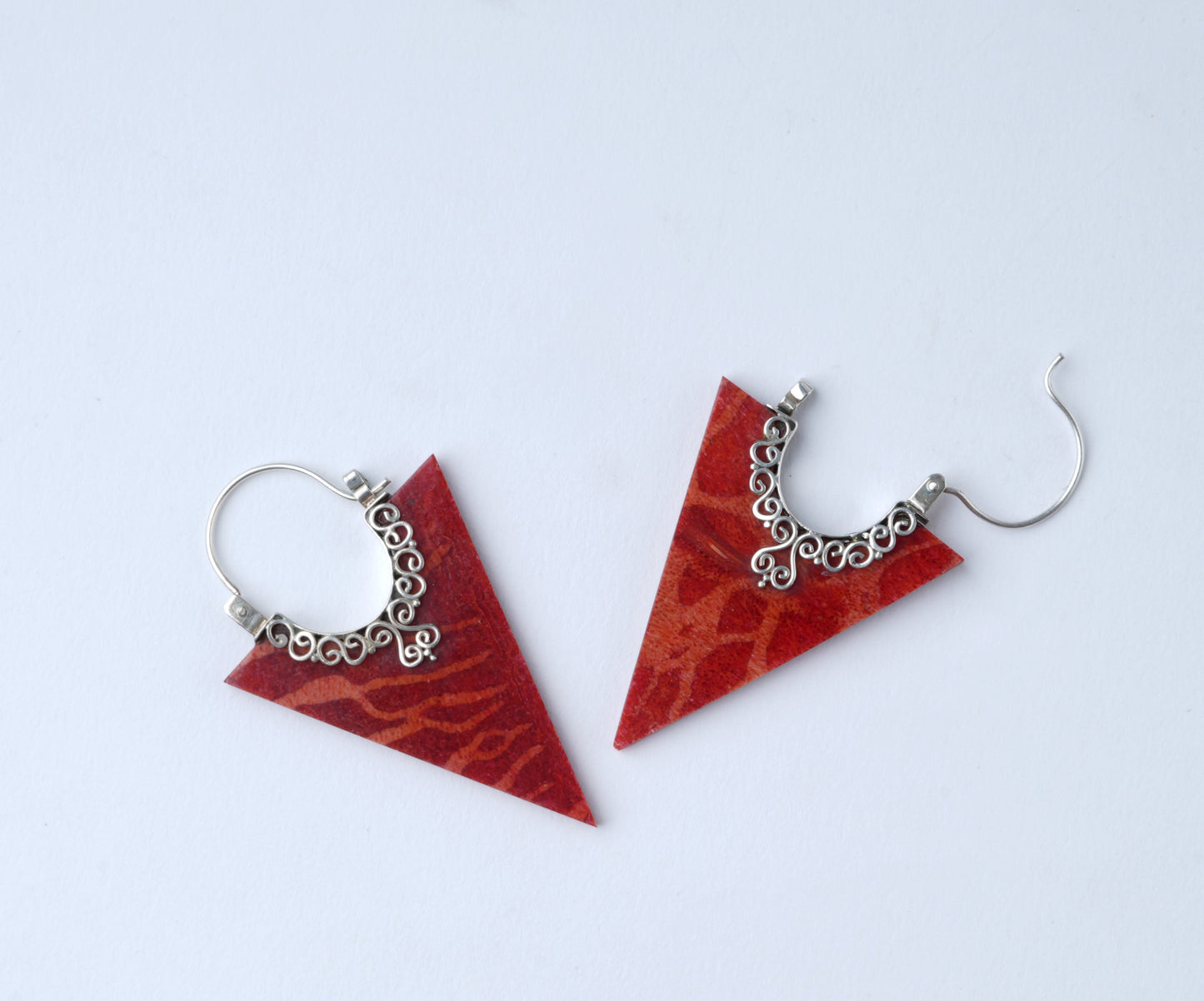 Delicate Filigree Hoop Earrings