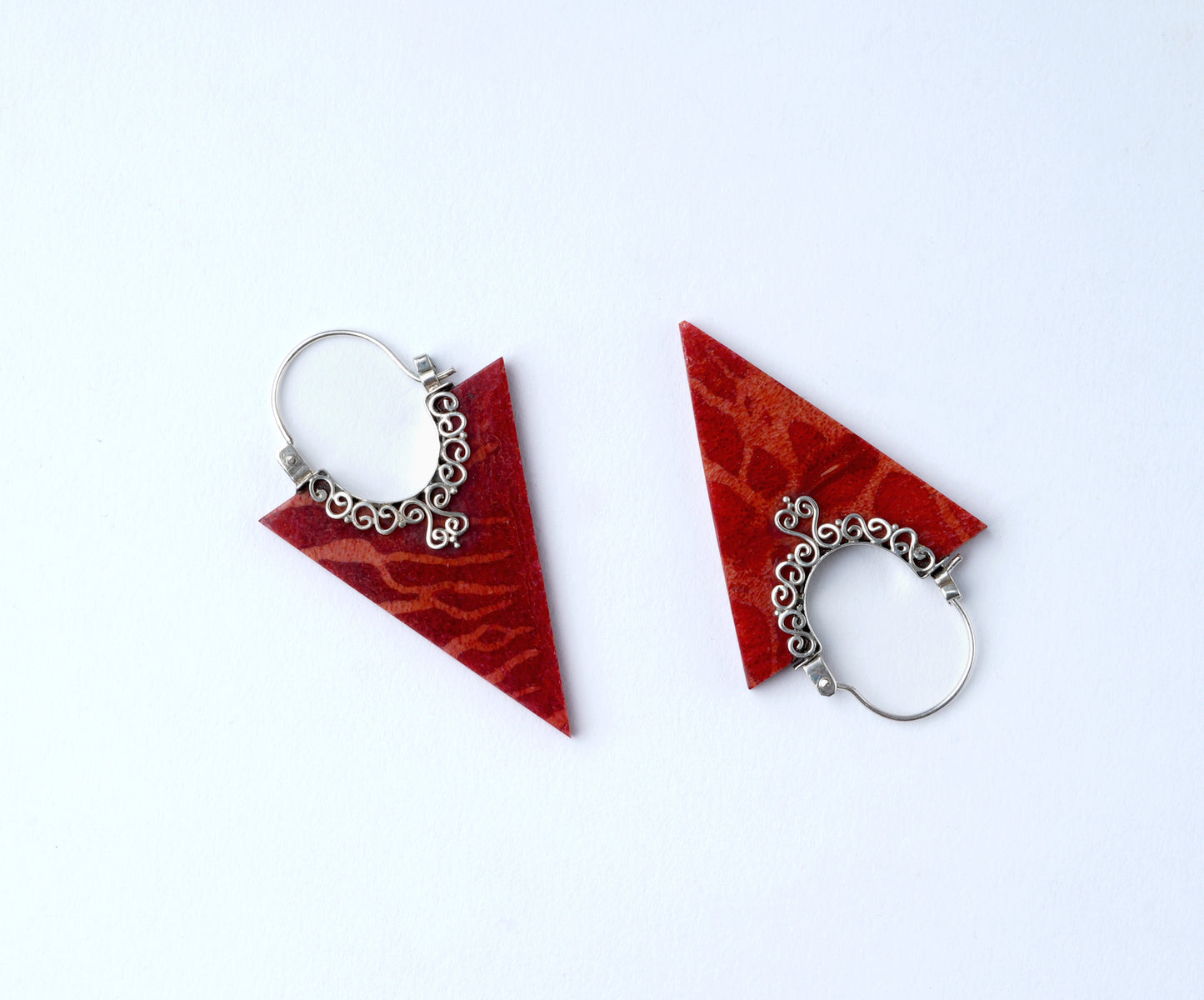 Delicate Filigree Hoop Earrings
