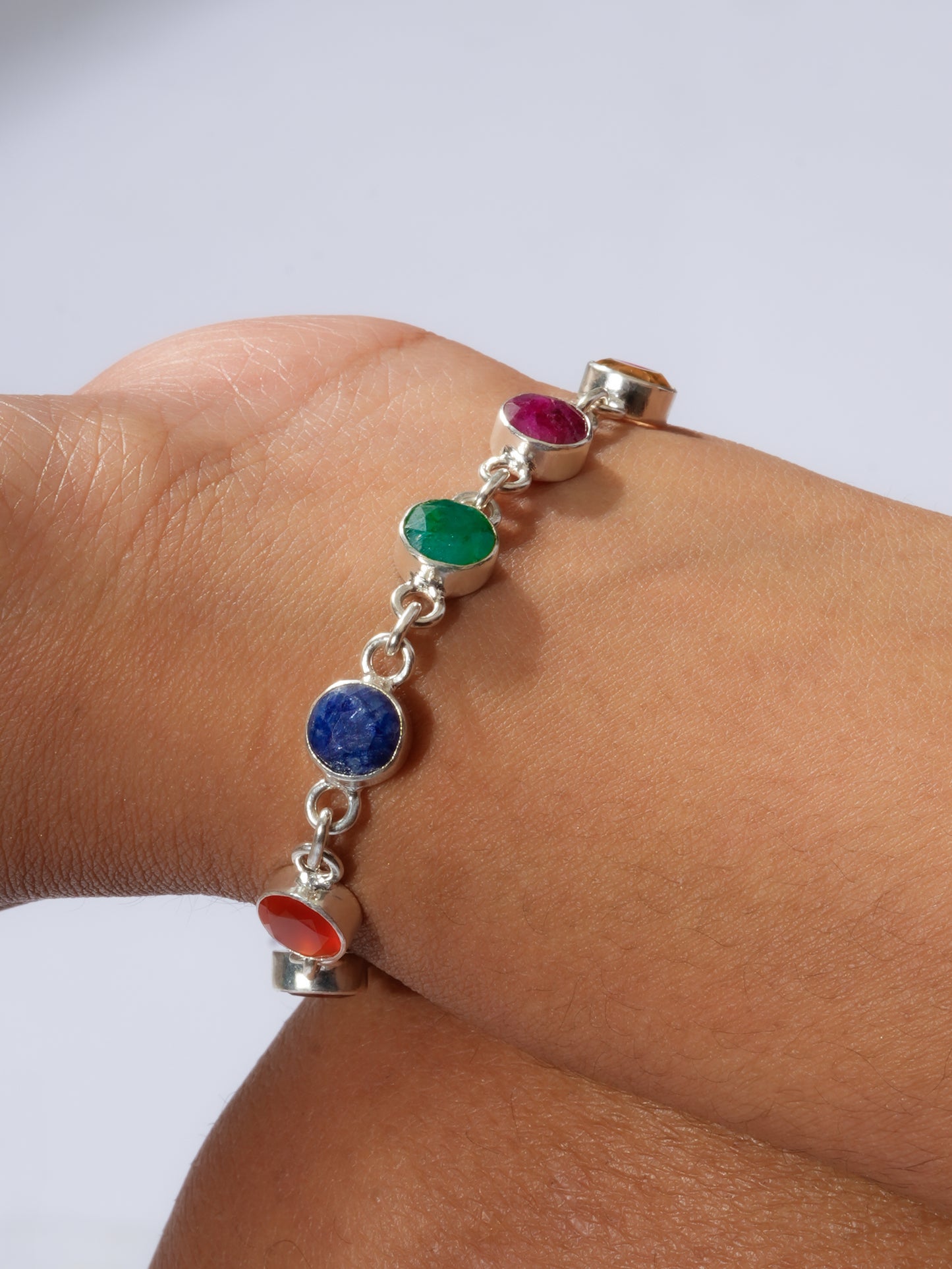Natural Stones Navratna Bracelet
