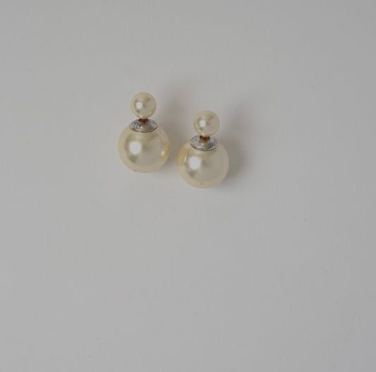Double Pearl Studs