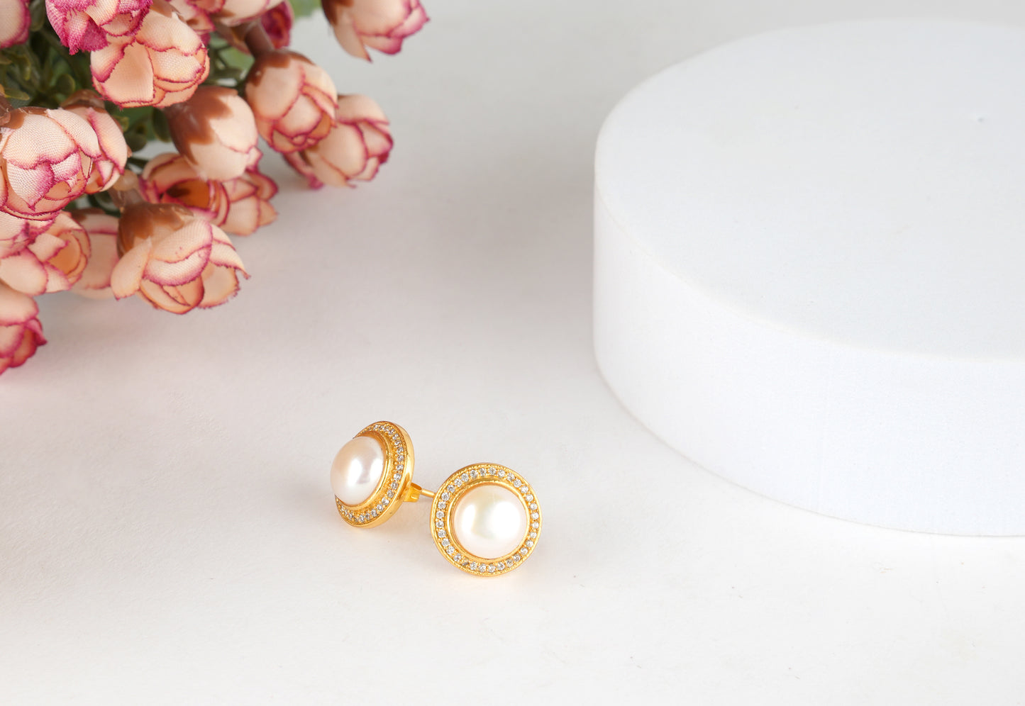 Stars and Pearls Studs