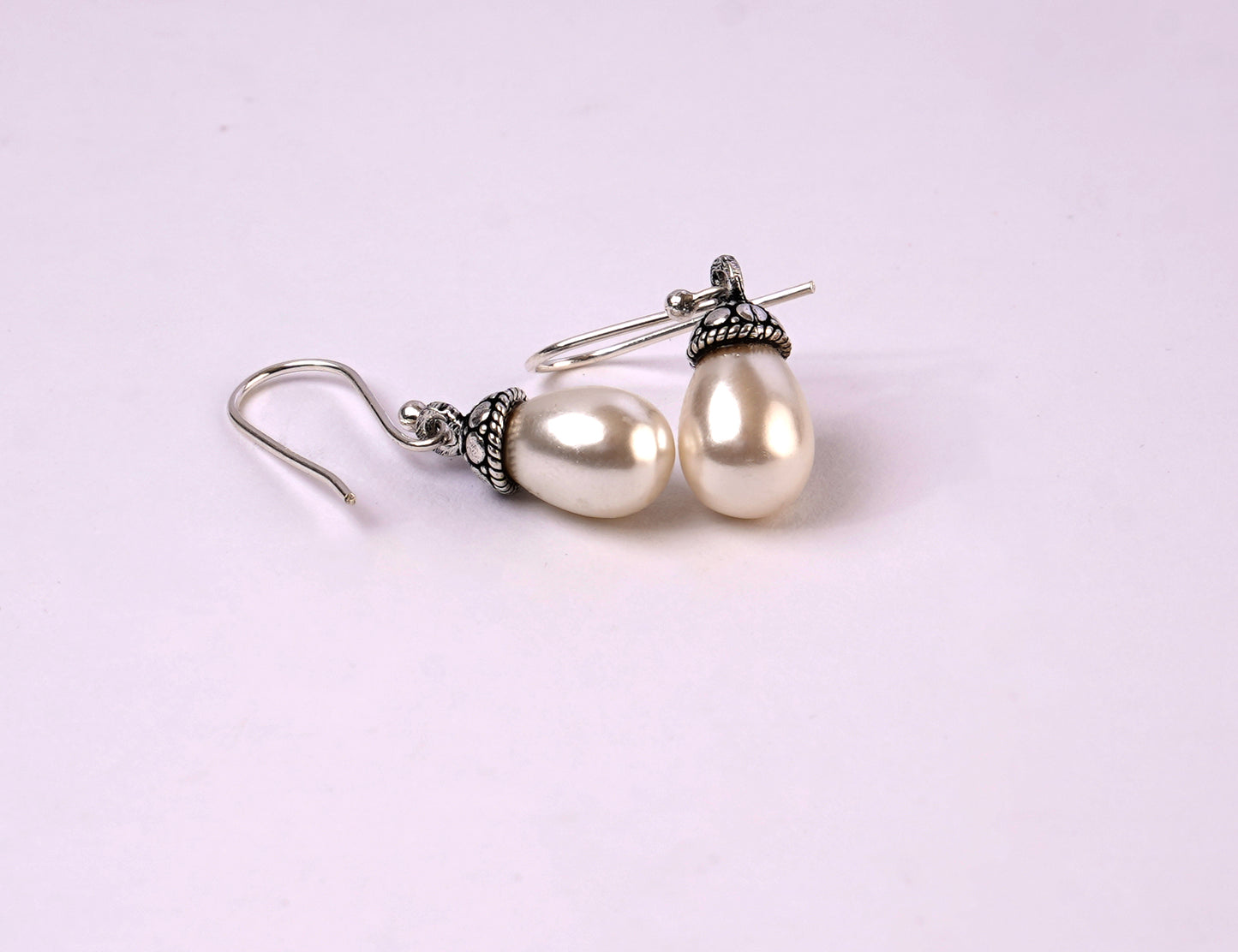Delicate Pearl Drop Earrings