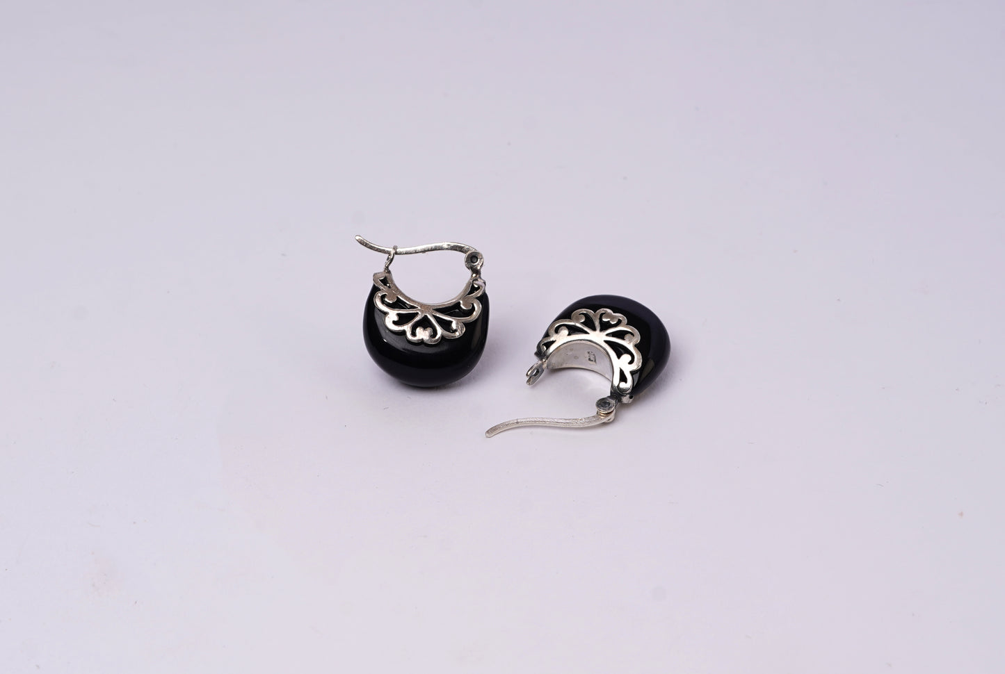 Delicate Floral Hoops