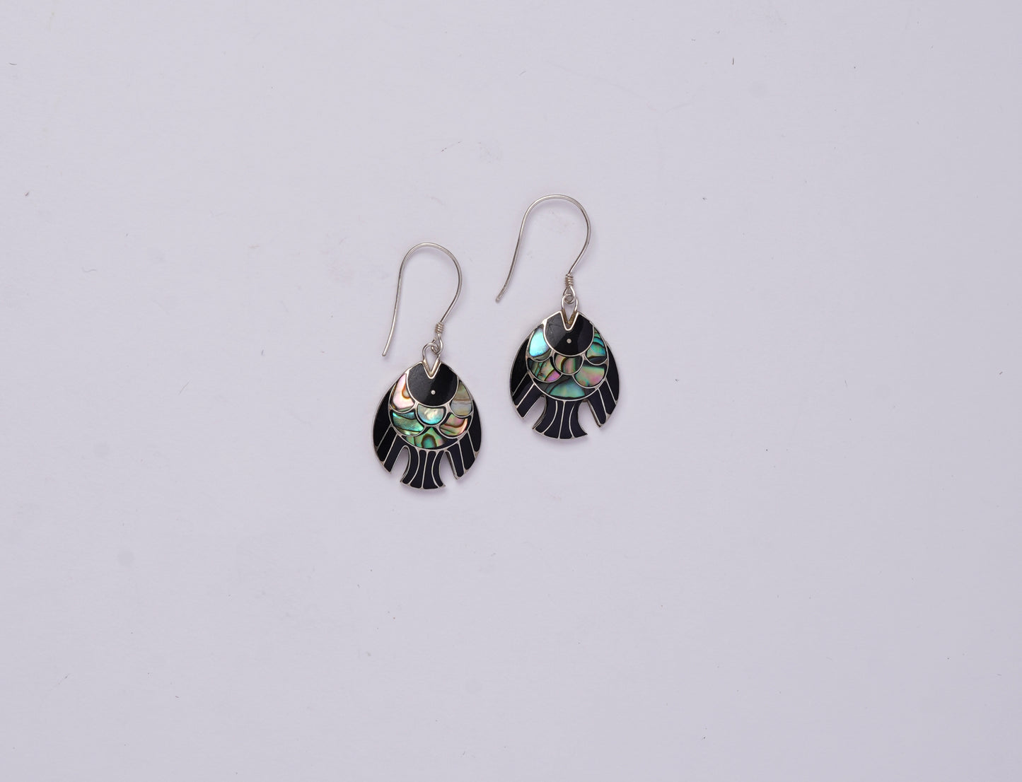 Abalone Pisces Earrings