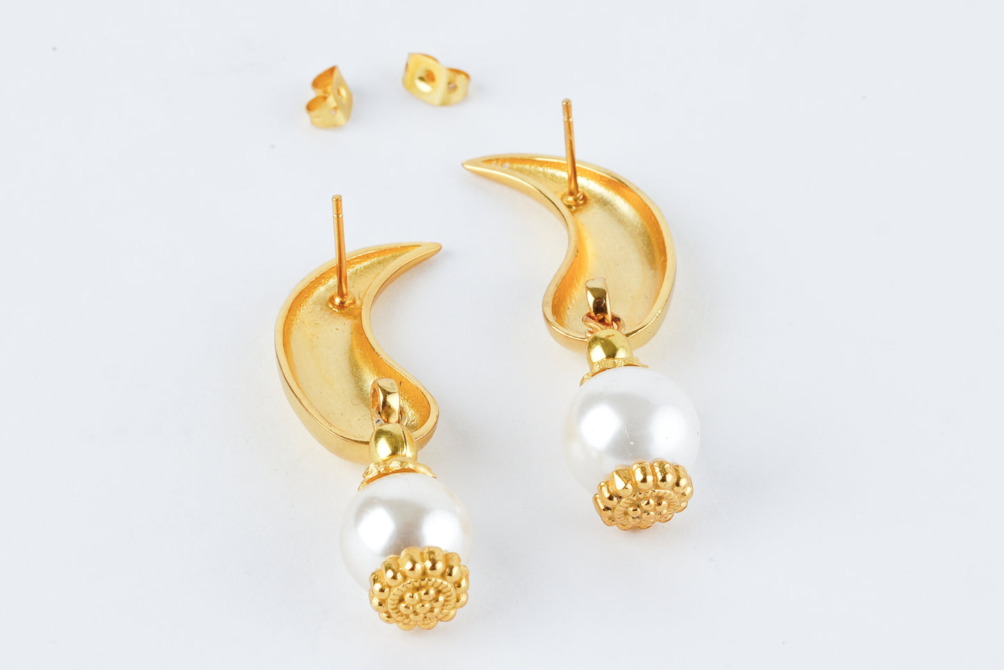 Golden Raindrop Earrings