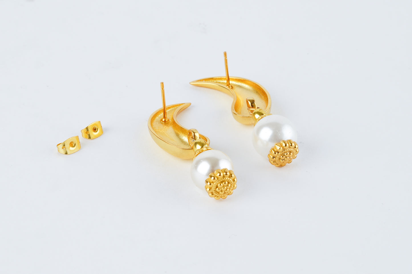 Golden Raindrop Earrings