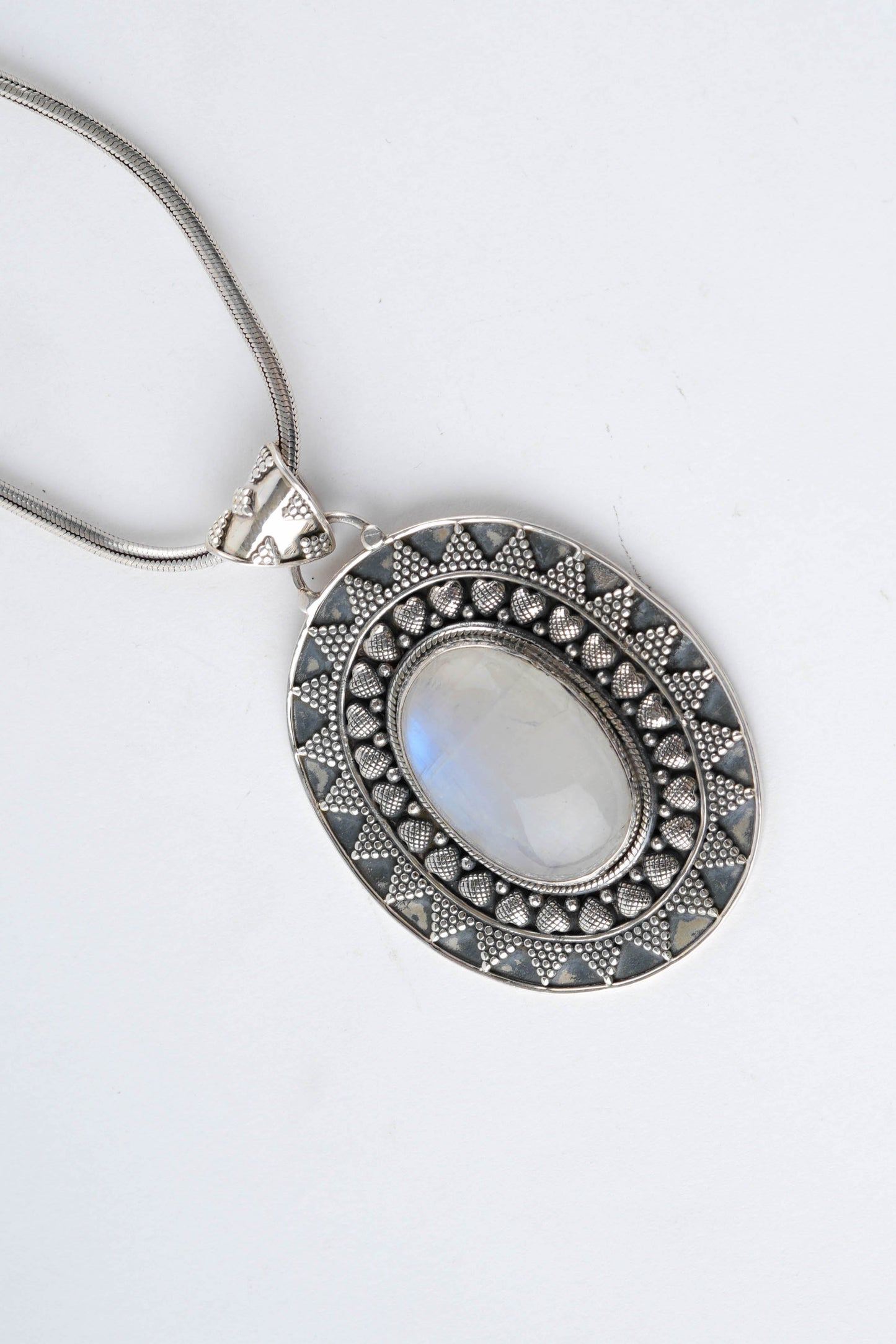 Moonstone Silver Pendant