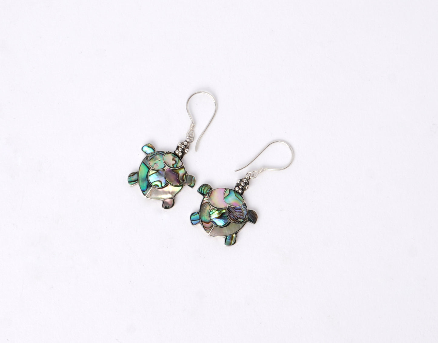 Abalone Turtle Earrings