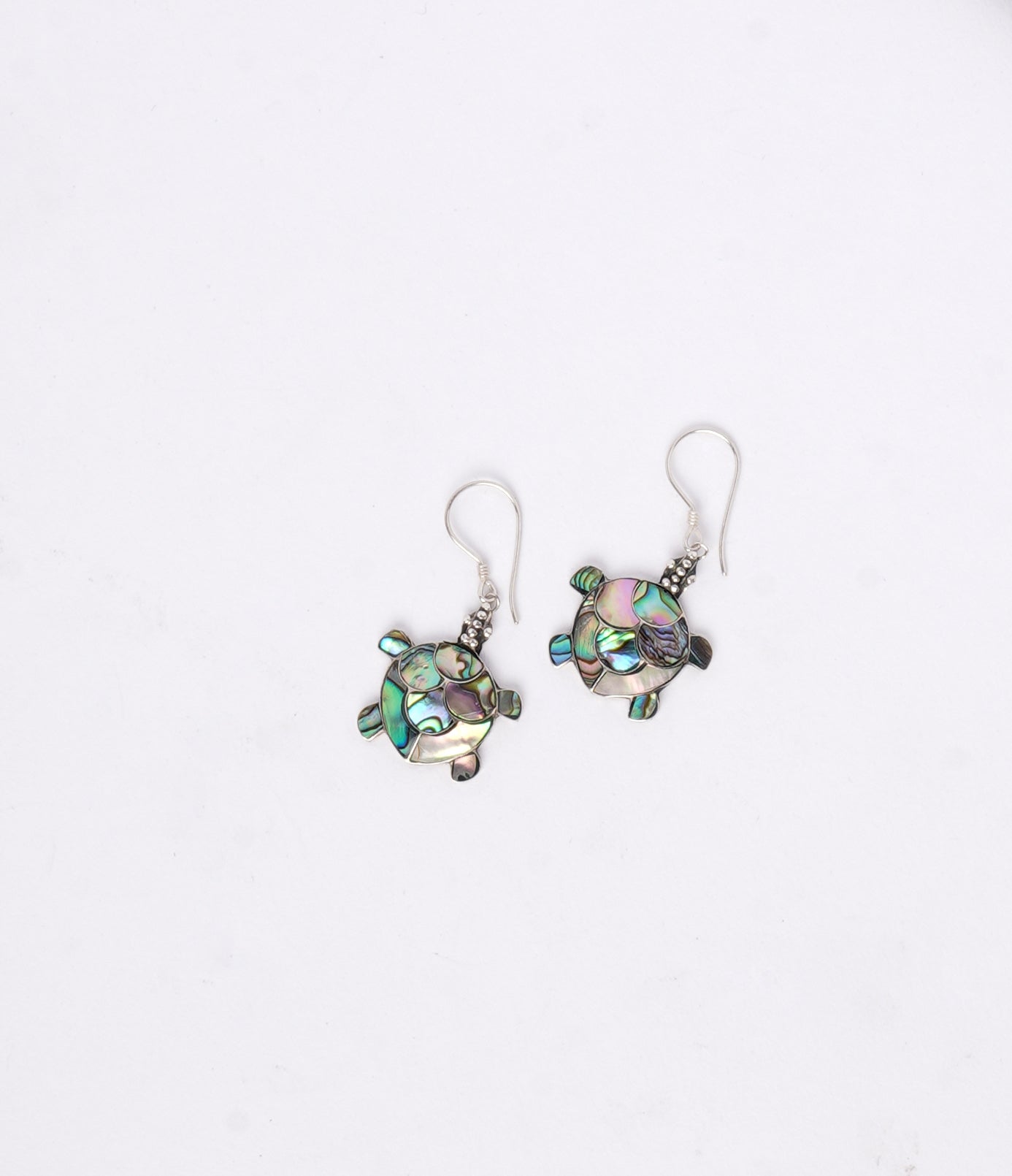 Abalone Turtle Earrings