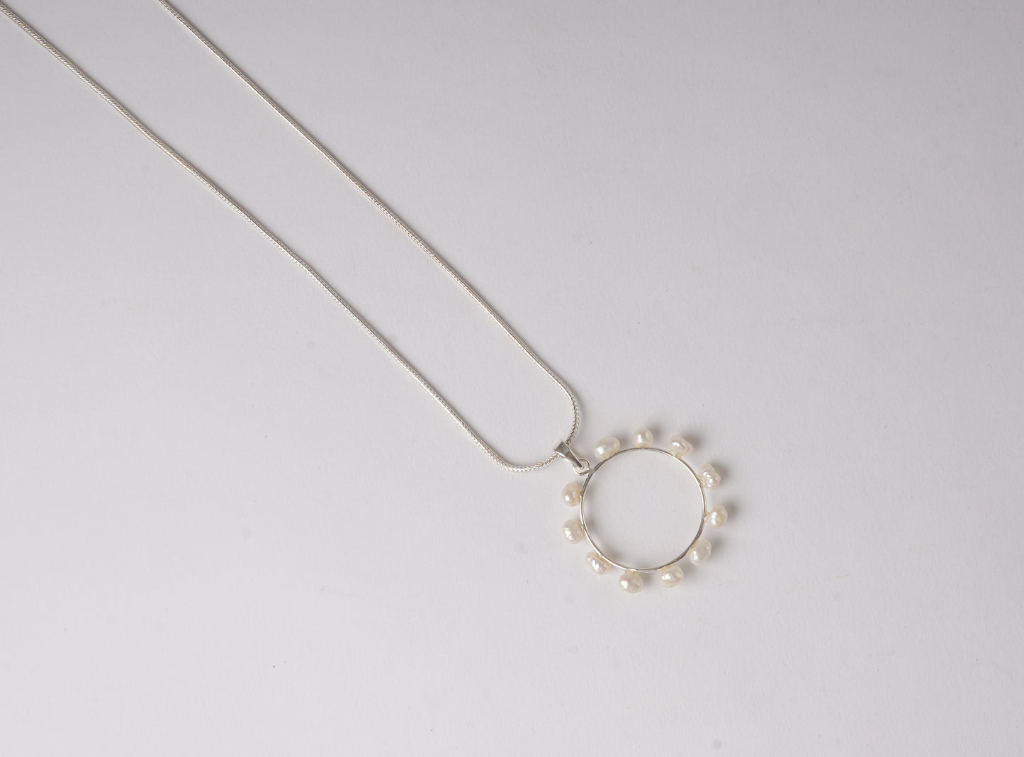 Dream Come True Silver Pearl Pendant