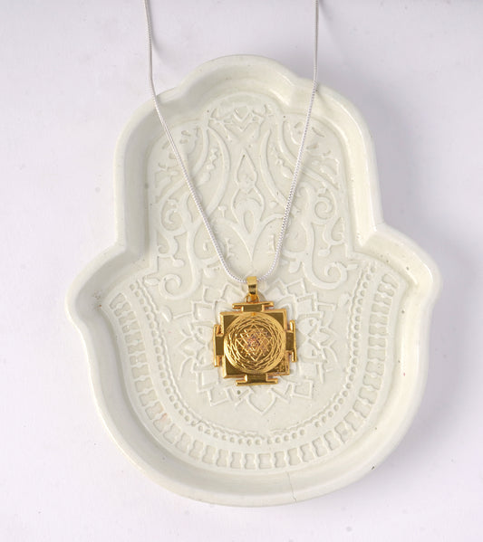 Sri Yantra Gold Plated Pendant