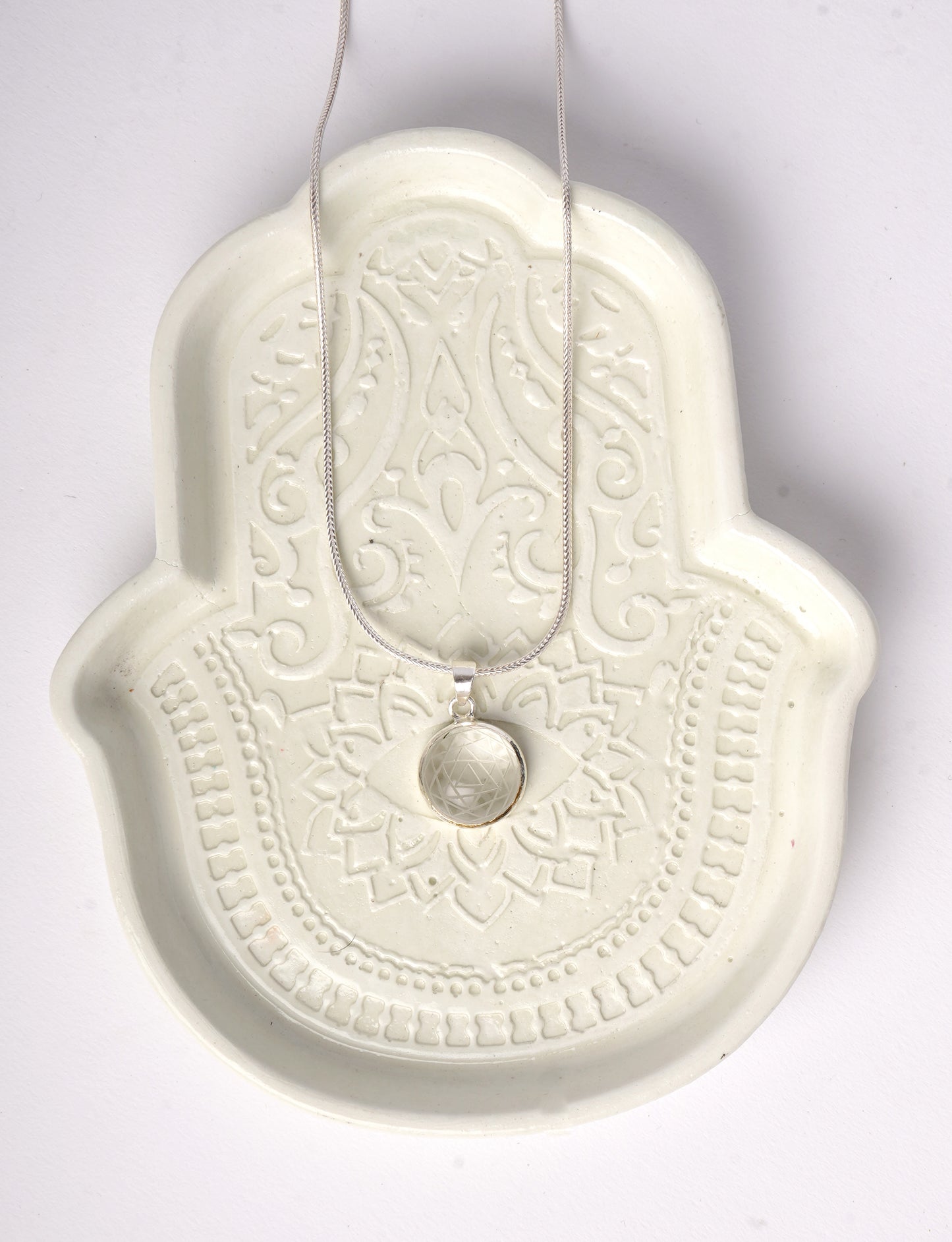 Crystal Sri Yantra Pendant