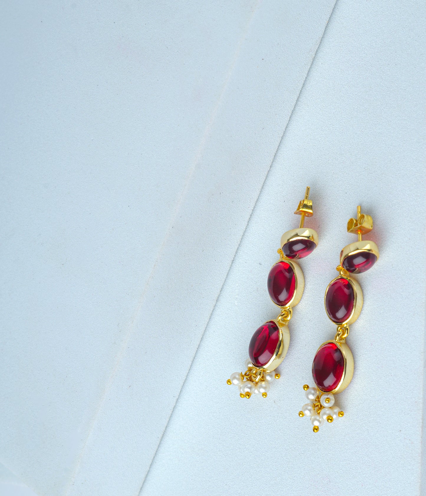 Lakshmi Ruby Necklace Set