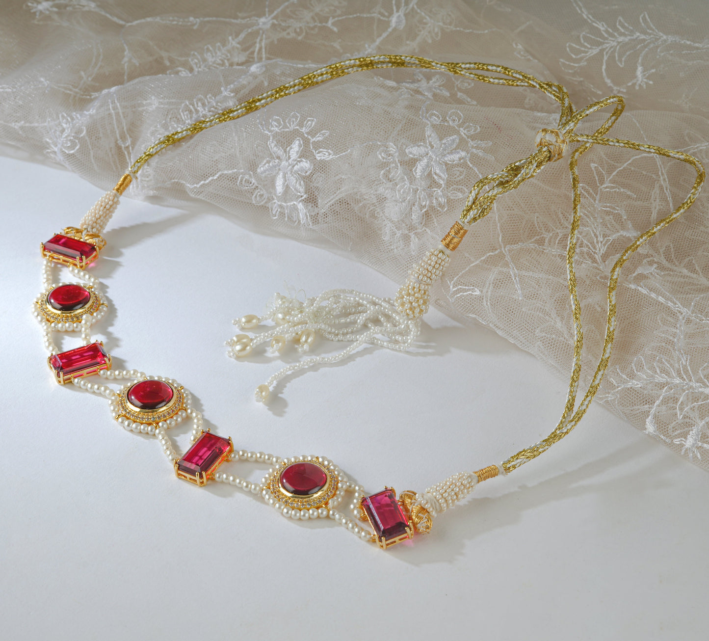 Ruby Royalty Choker Set