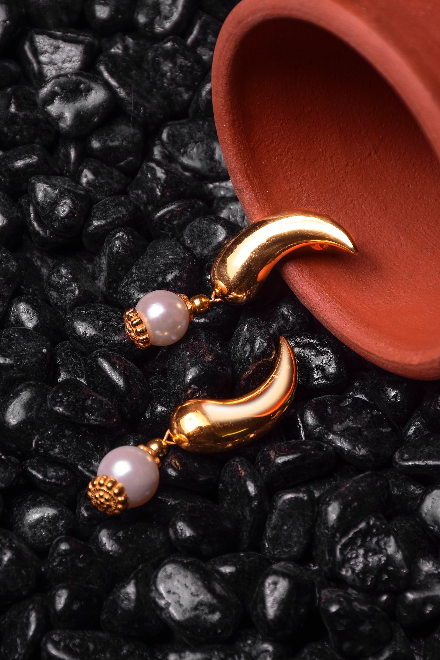 Golden Raindrop Earrings